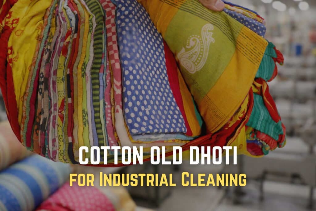 Best Cotton Old Dhoti for Industrial Cleaning