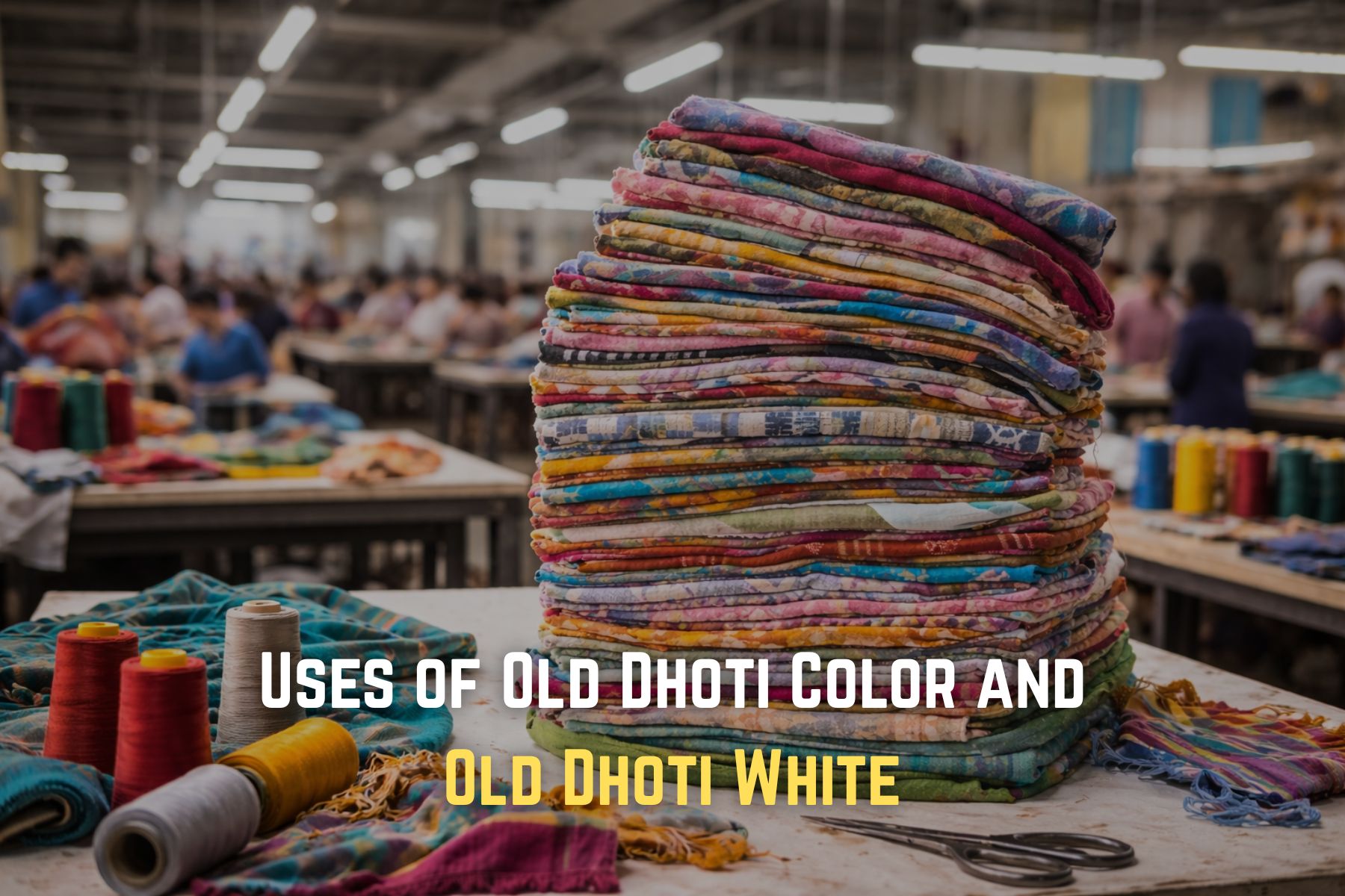 Uses of Old Dhoti Color and Old Dhoti White