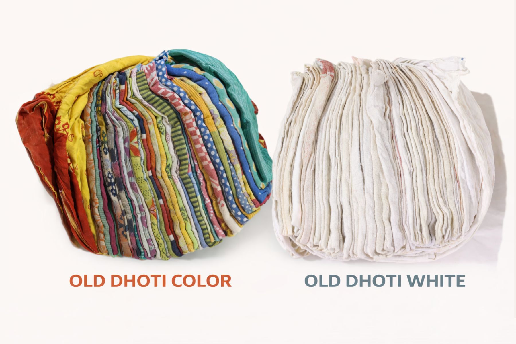 Old Dhoti Color Different from Old Dhoti White