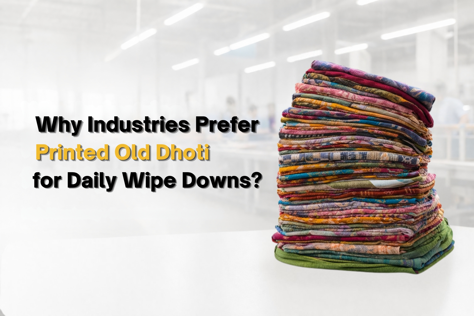 Why Industries Prefer Printed Old Dhoti