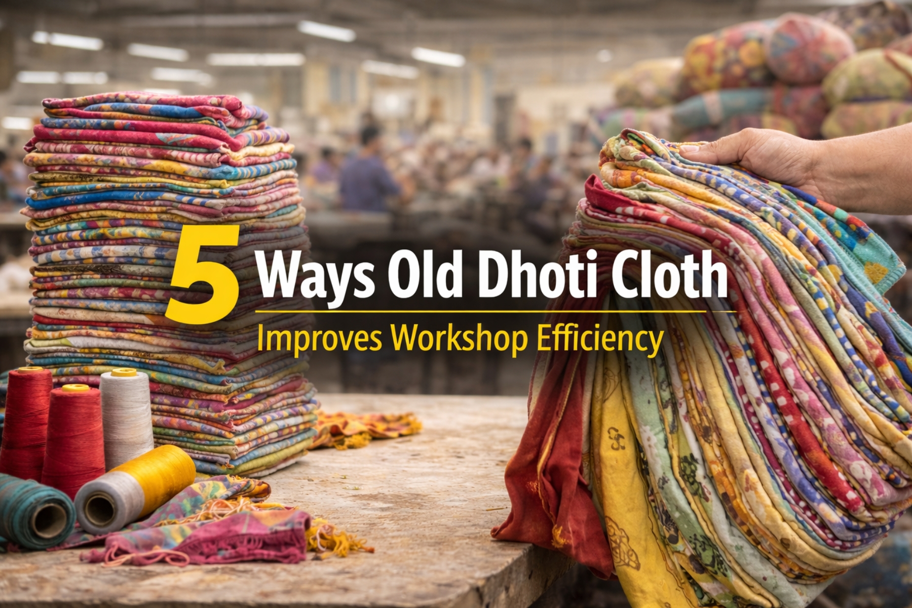 5 ways old dhoti Cloth