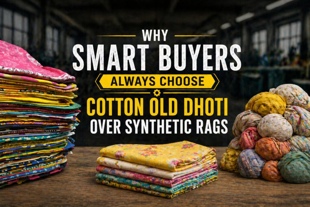 Why Smart Buyers Always Choose Cotton Old Dhoti Over Synthetic Rags