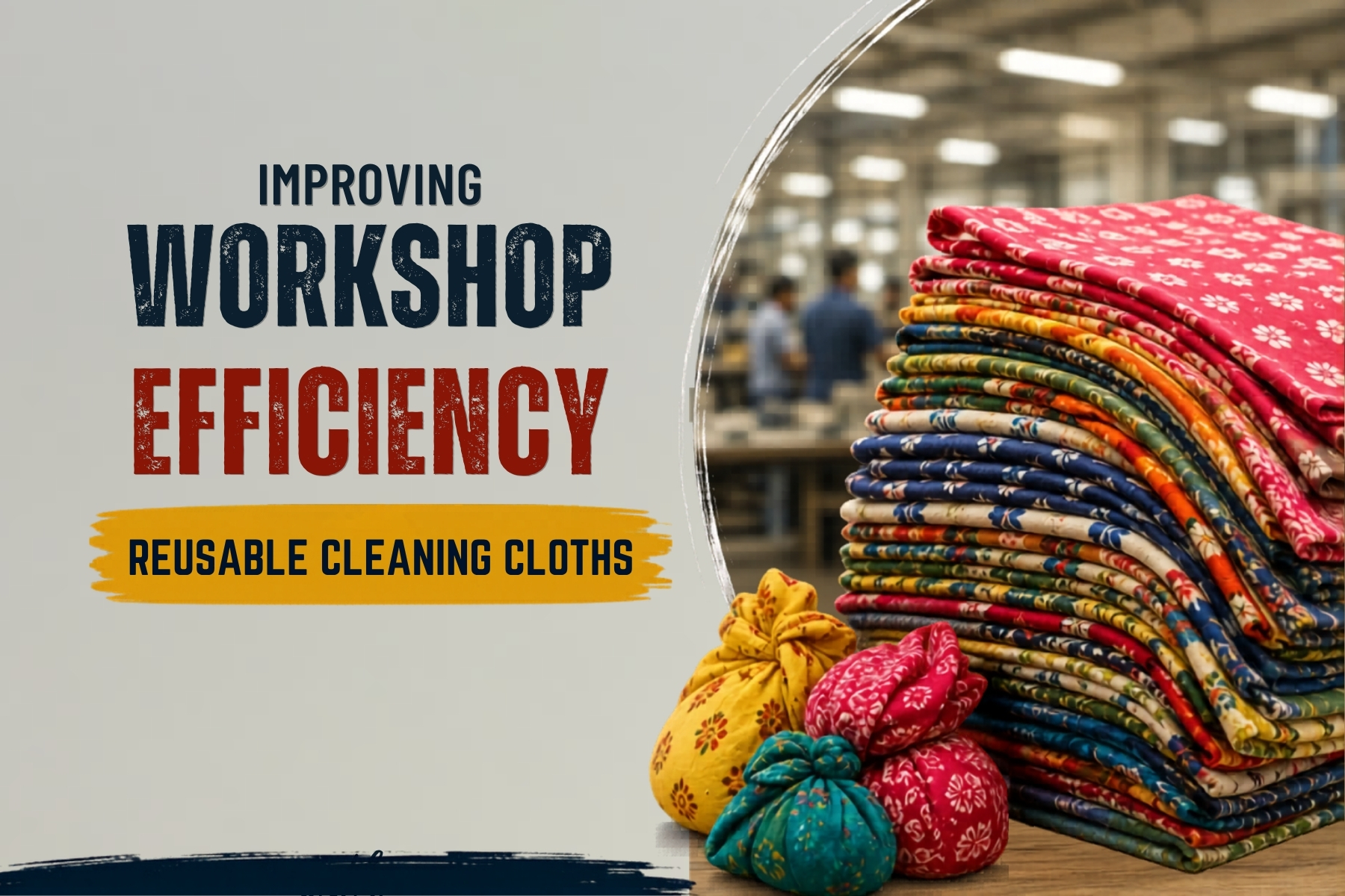 Improving Workshop Efficiency Reusable Cleaning Cloths
