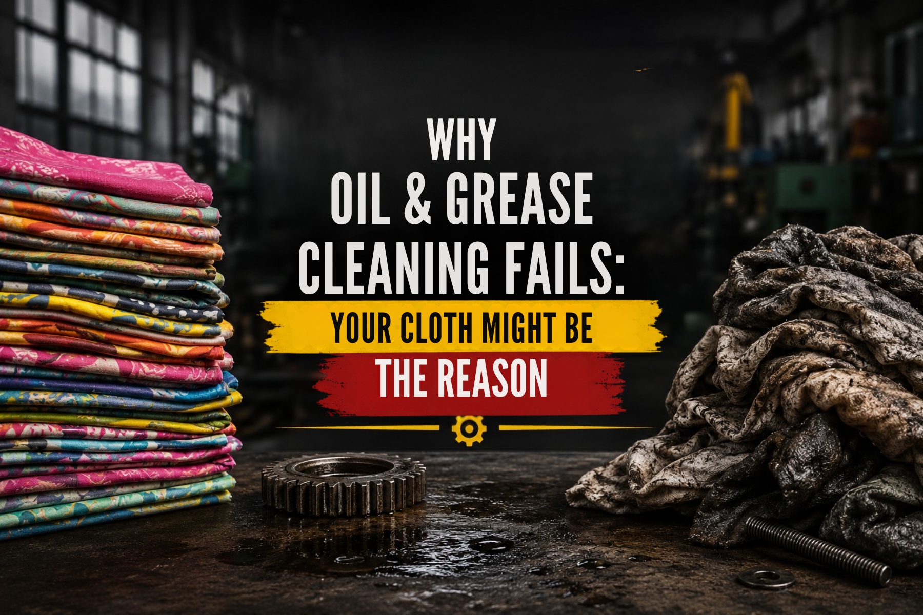 Why Oil & Grease Cleaning Fails: Your Cloth Might Be the Reason