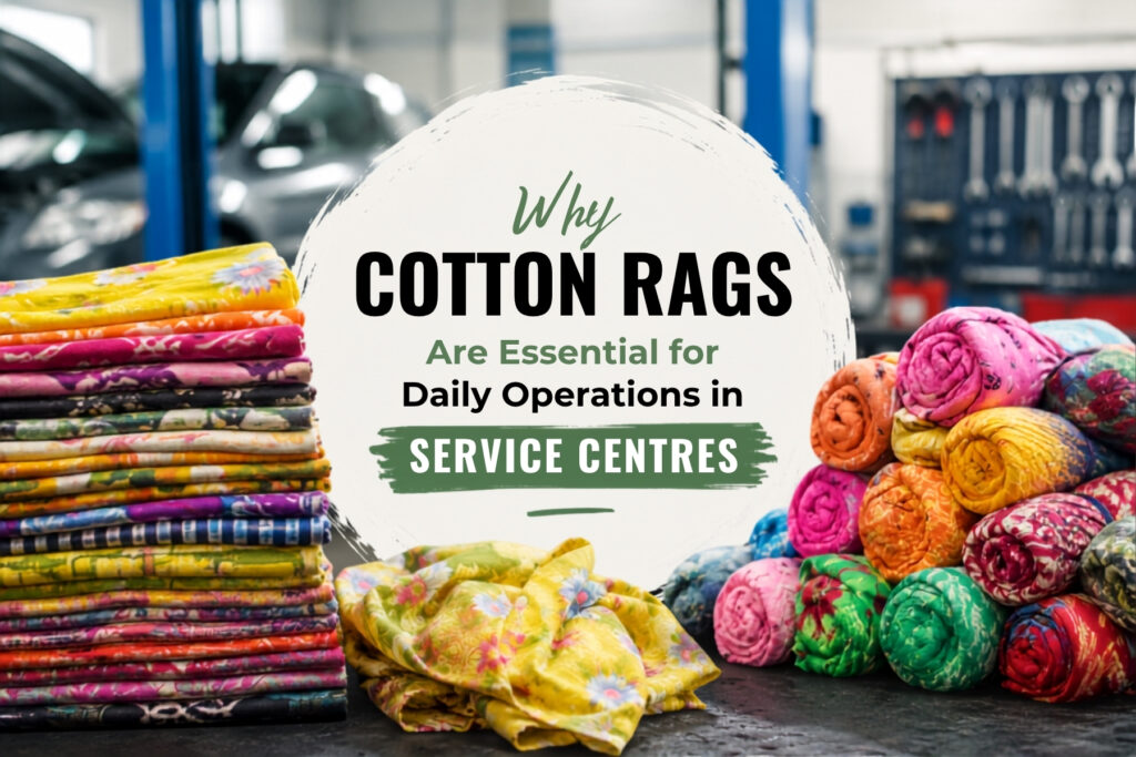 Why Cotton Rags Are Essential for Daily Operations in Service Centres