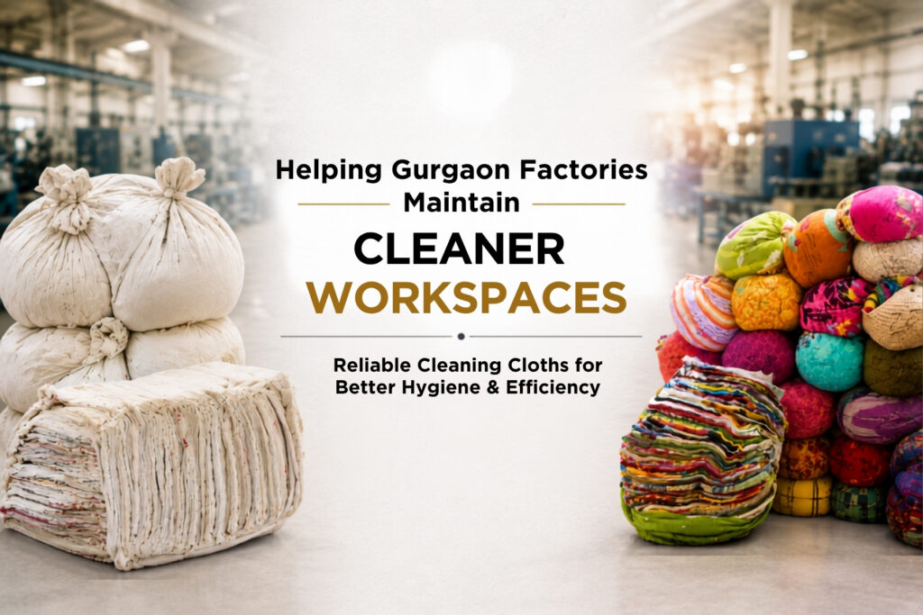 How Old Dhoti Helps Factories in Gurgaon Maintain Cleaner Workspaces