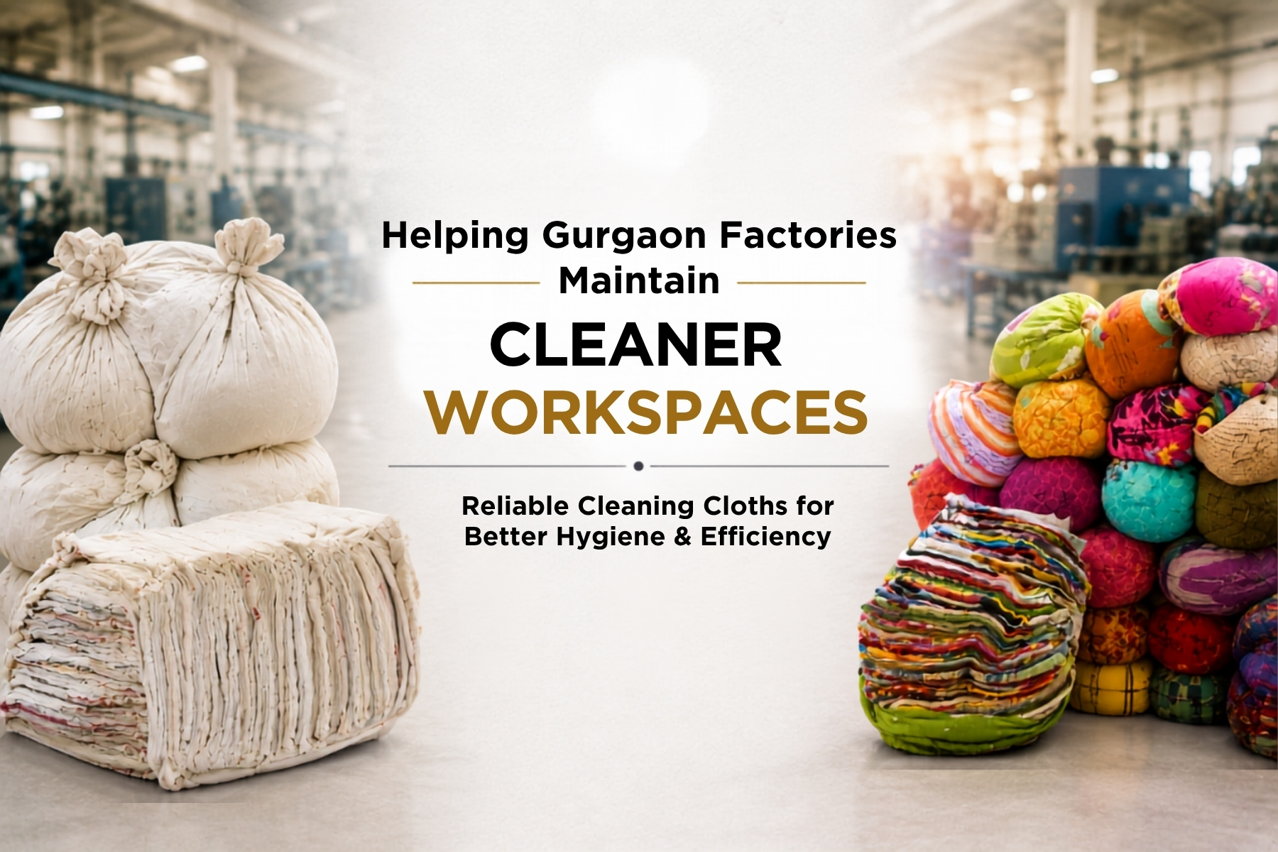 How Old Dhoti Helps Factories in Gurgaon Maintain Cleaner Workspaces